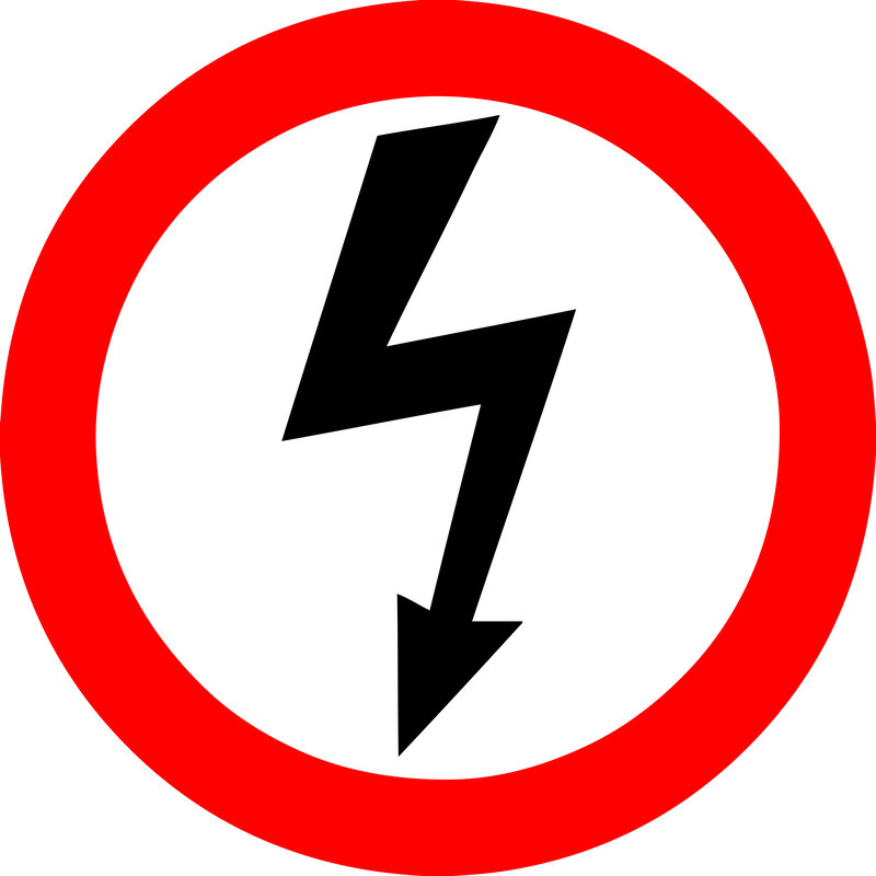 electrical hazard symbol