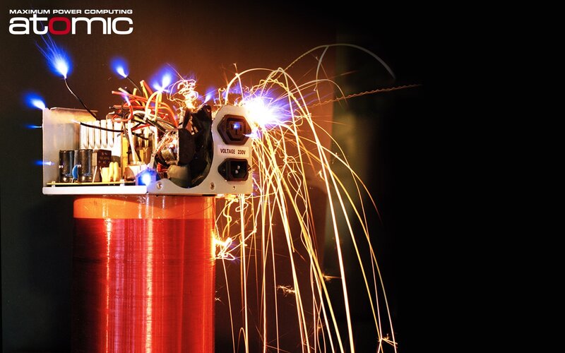 Electrical sparks from a device