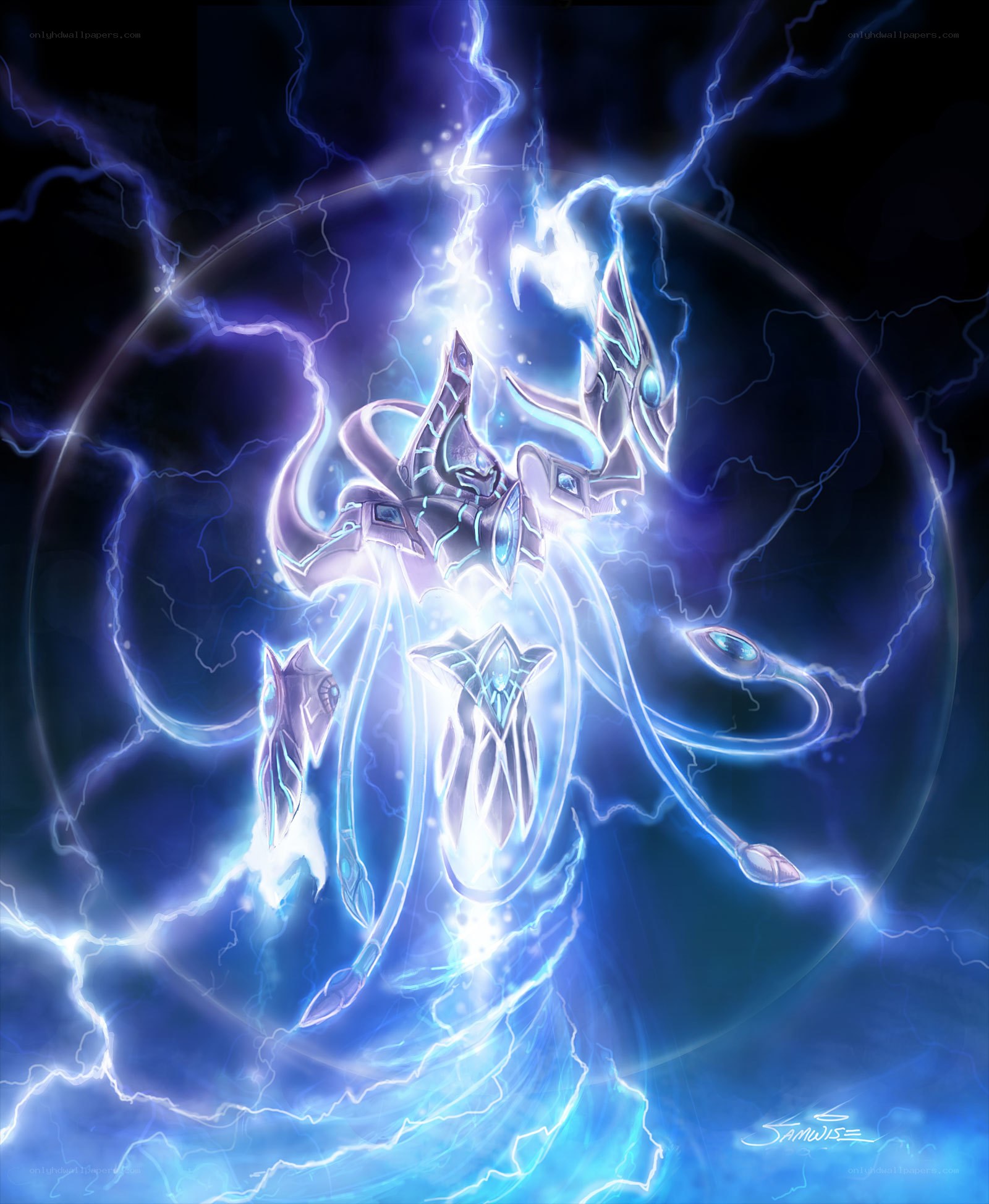 electrified fantasy warrior
