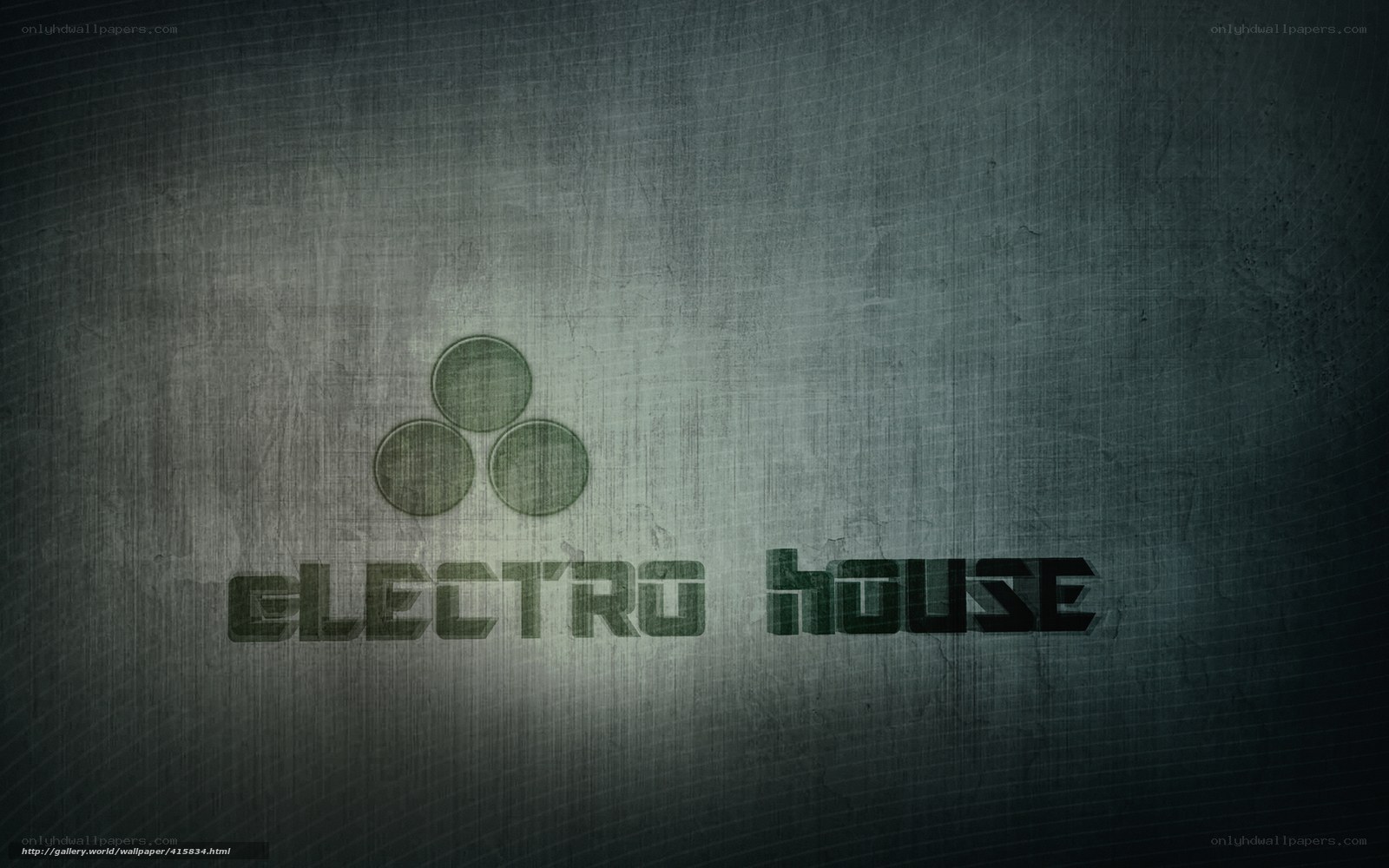Electro House logo on textured background