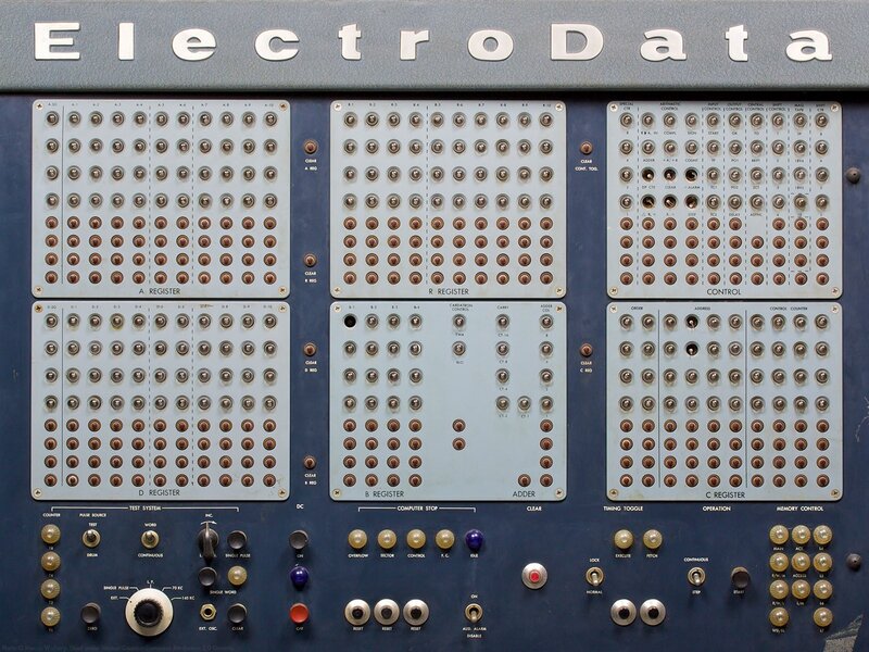 ElectroData computer control panel