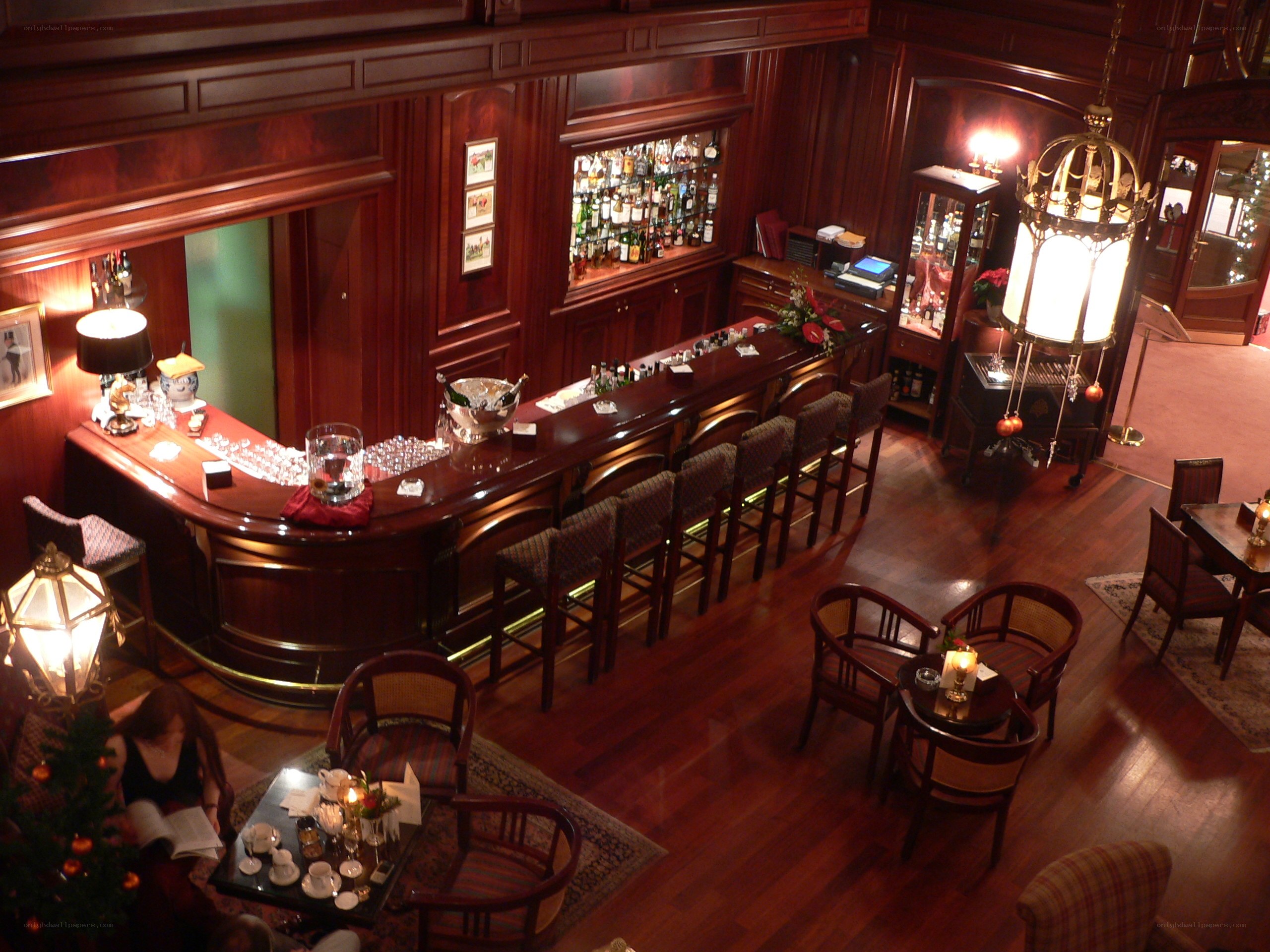 elegant bar interior