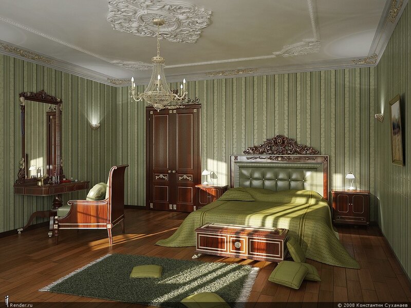elegant bedroom interior