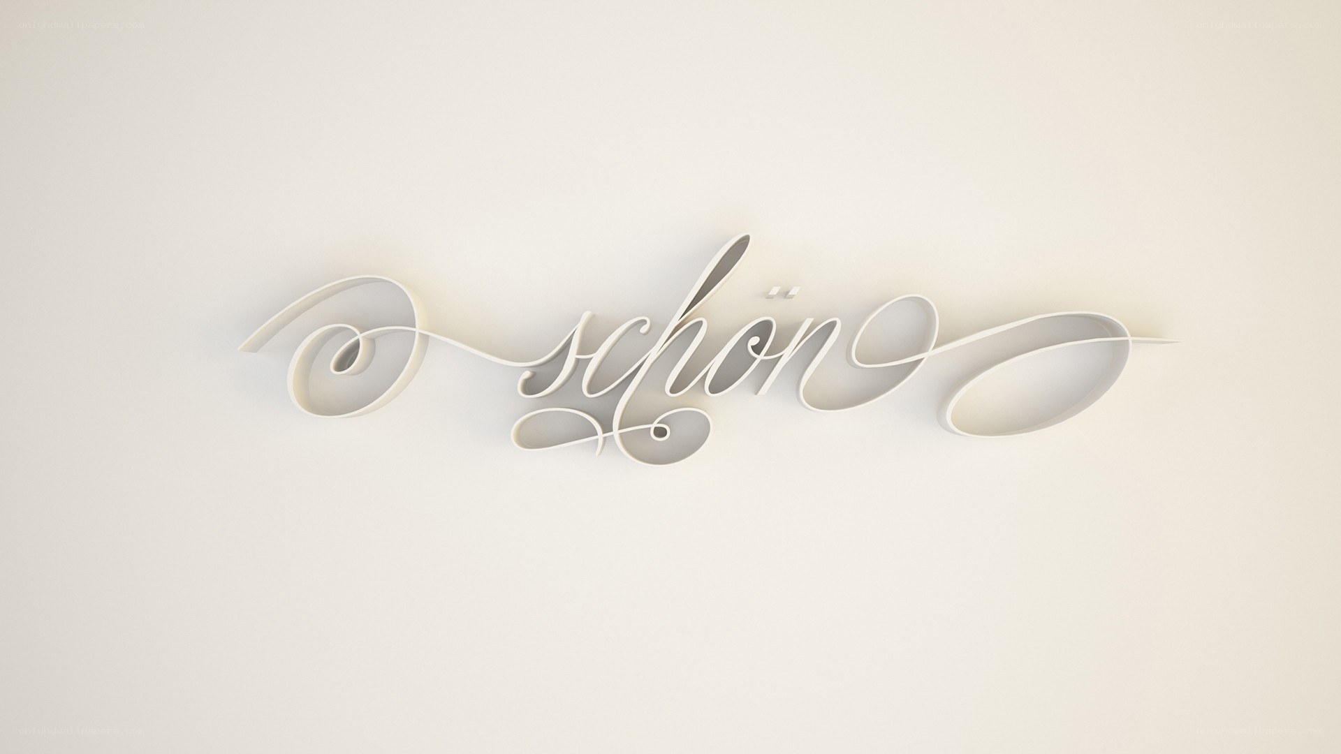 elegant cursive text art