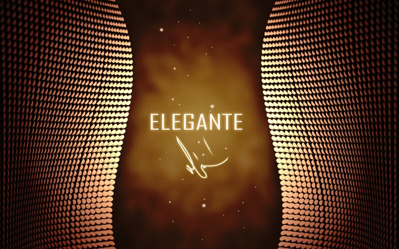 Elegant digital art with text
