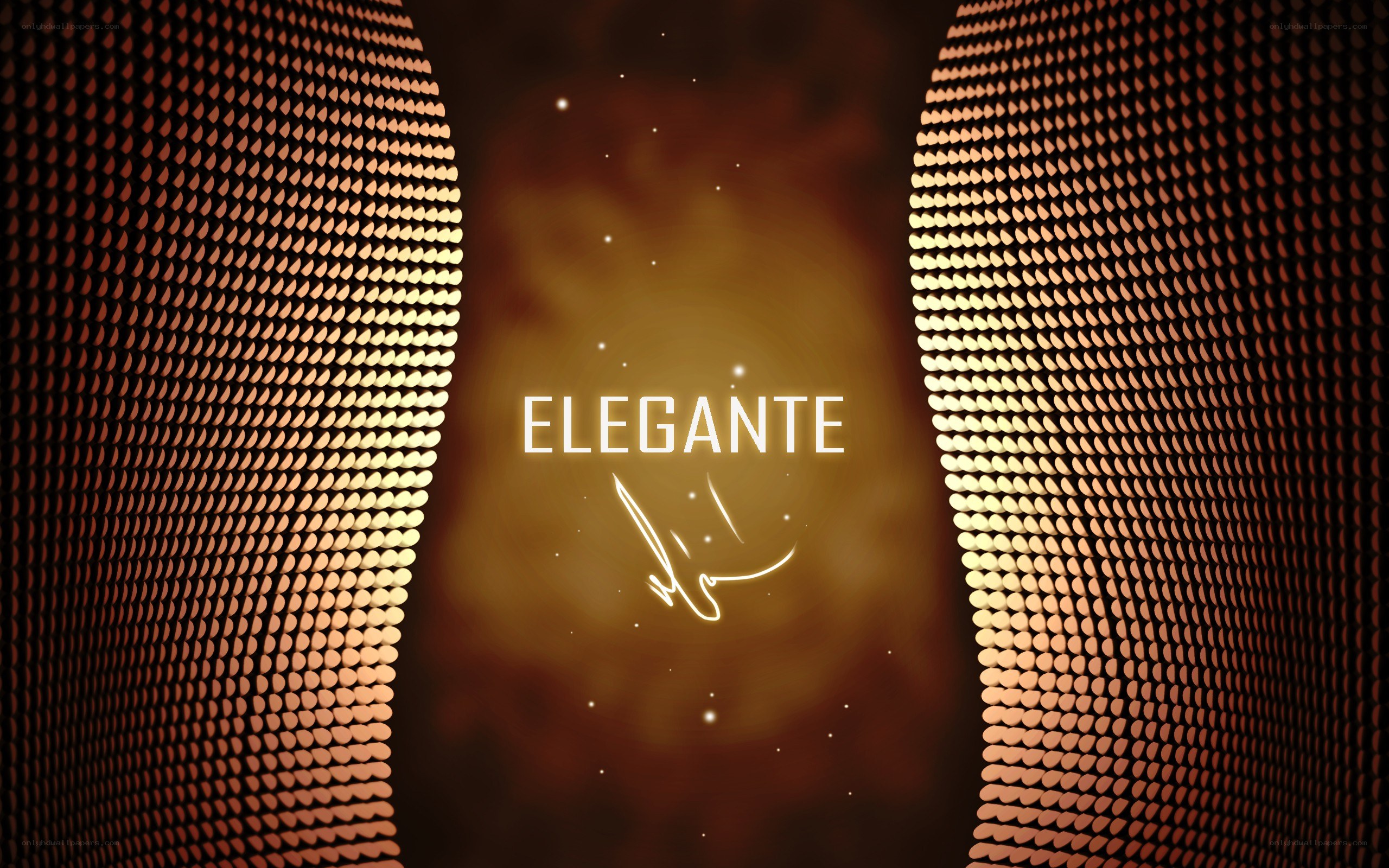 Elegant digital art with text