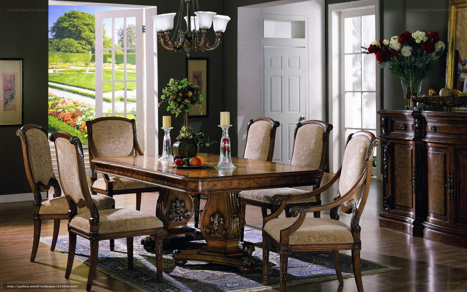 elegant dining room set