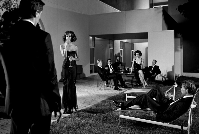 Elegant evening gathering