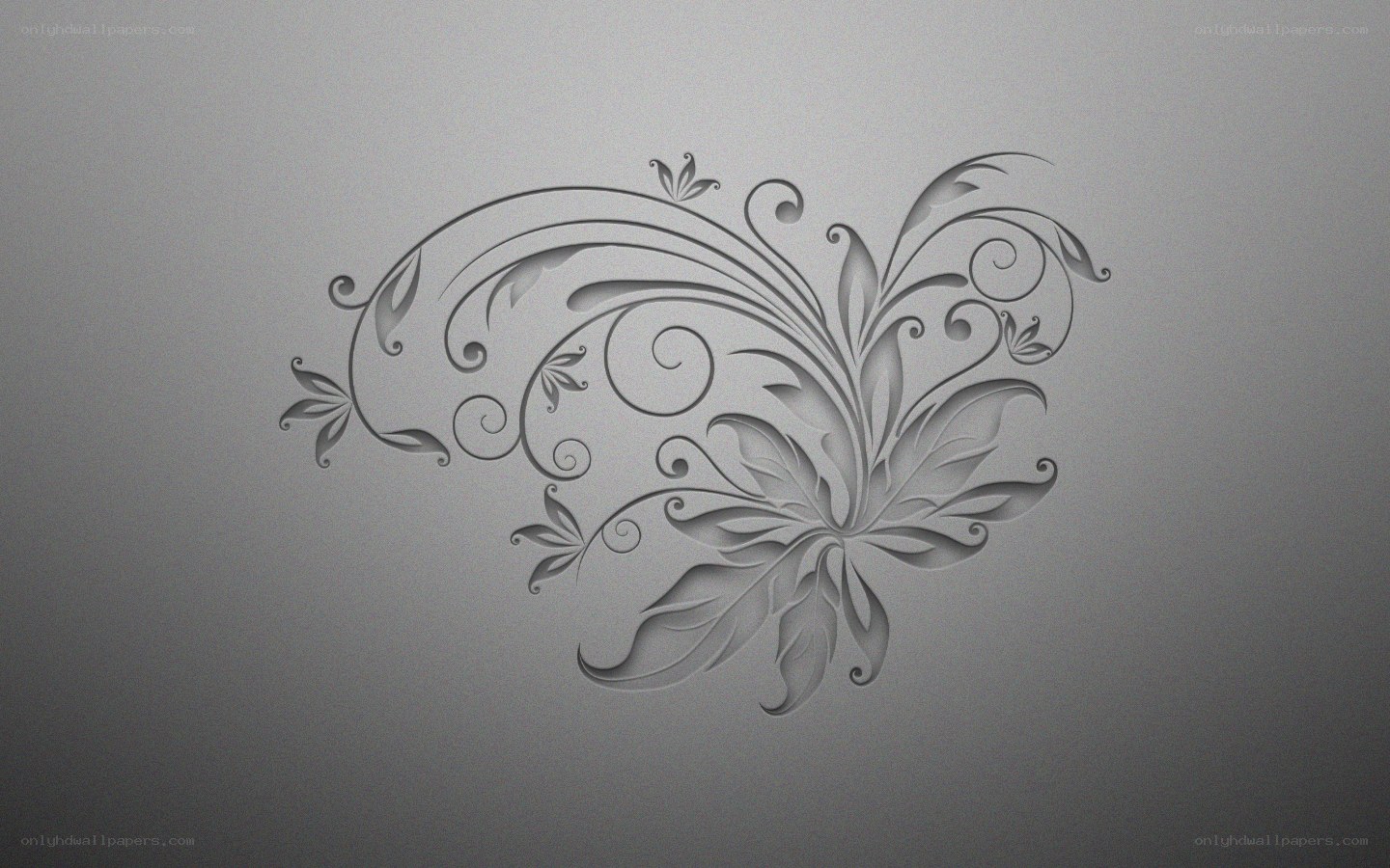 elegant floral scroll design