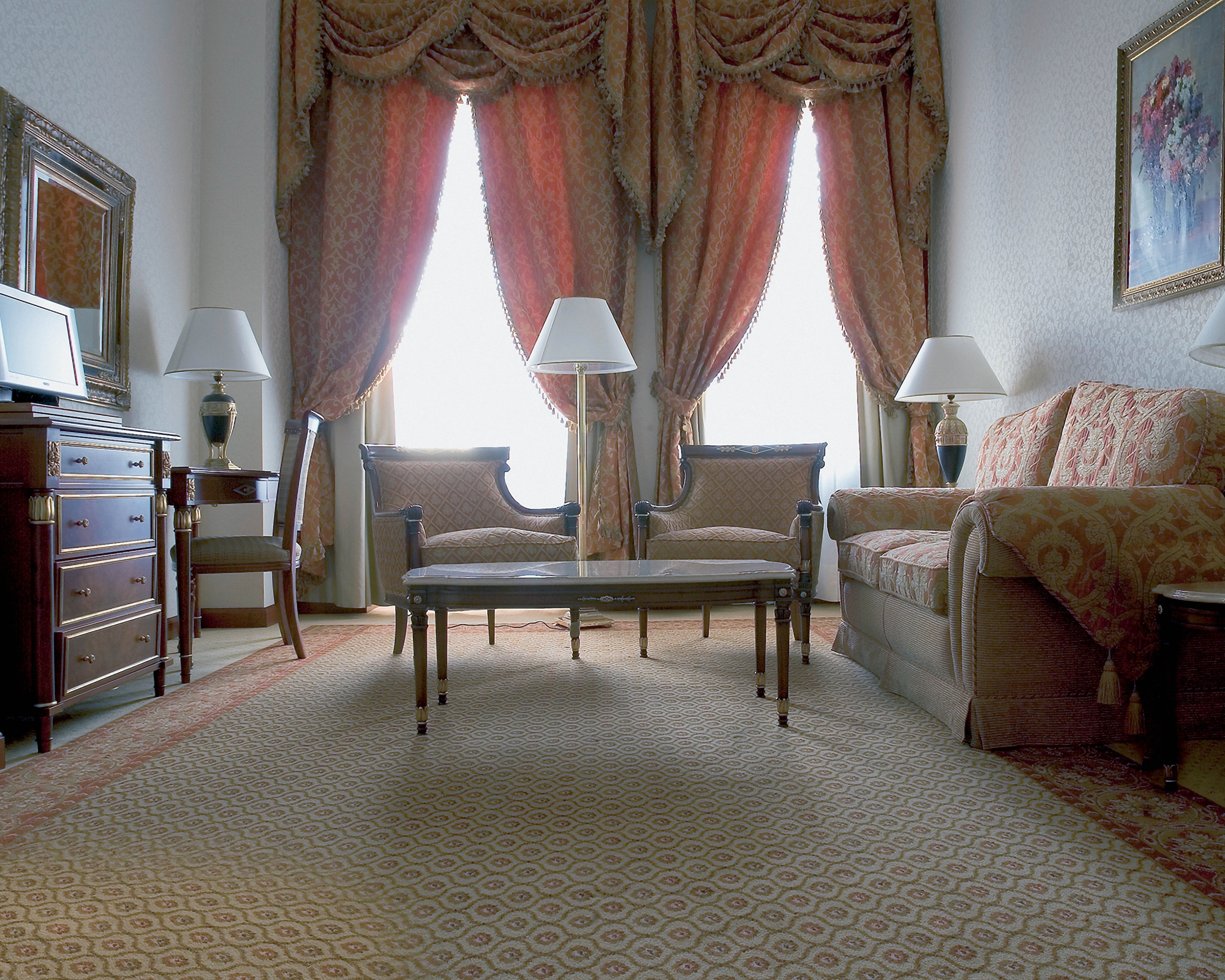 elegant hotel living room