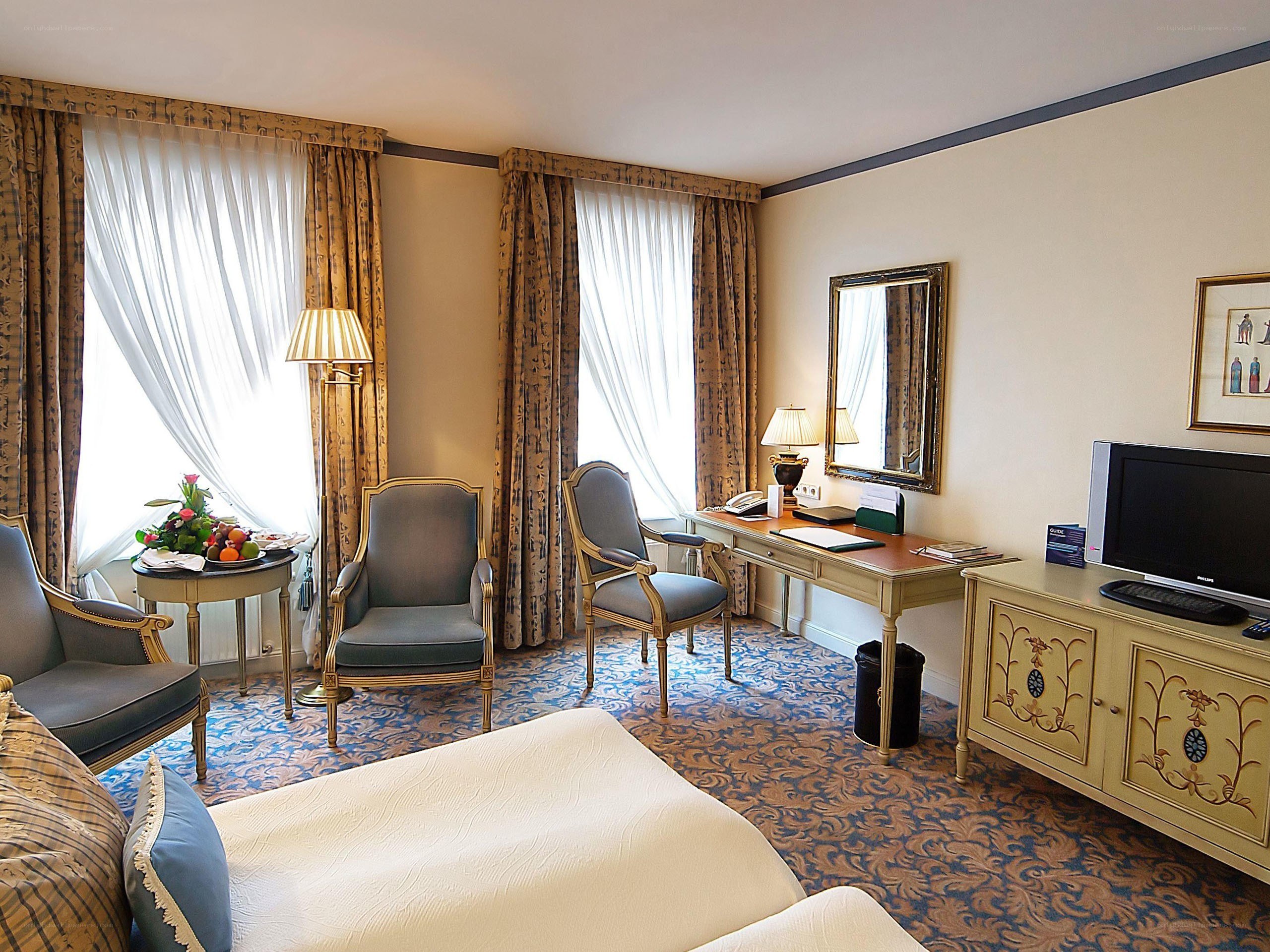 elegant hotel room interior