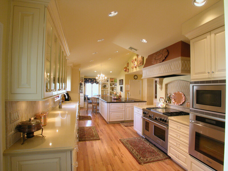 elegant kitchen with island