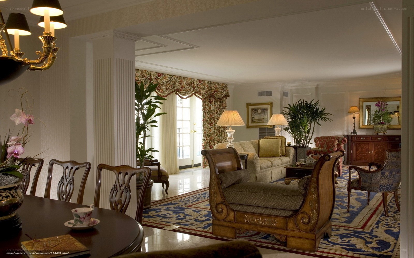Elegant living room interior
