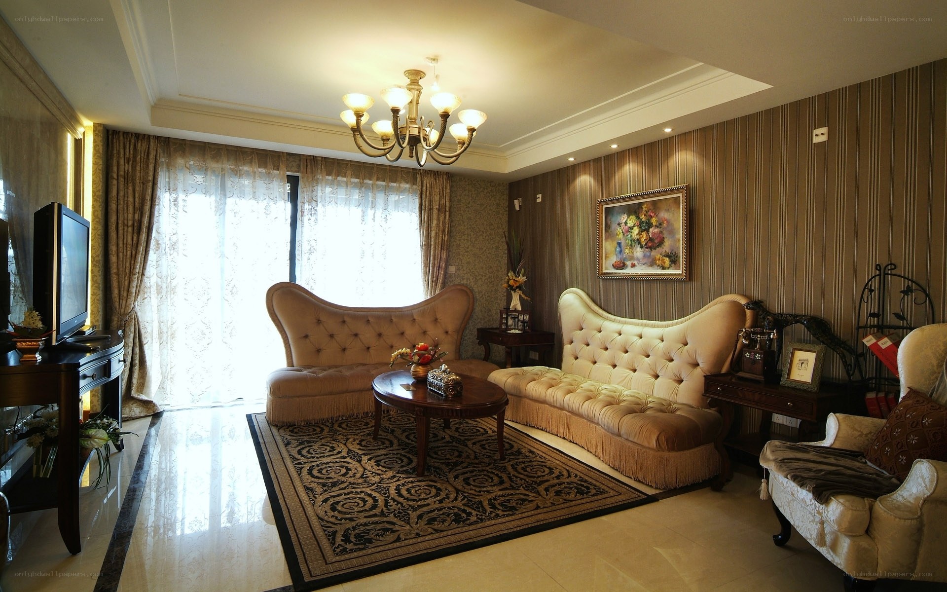 elegant living room interior