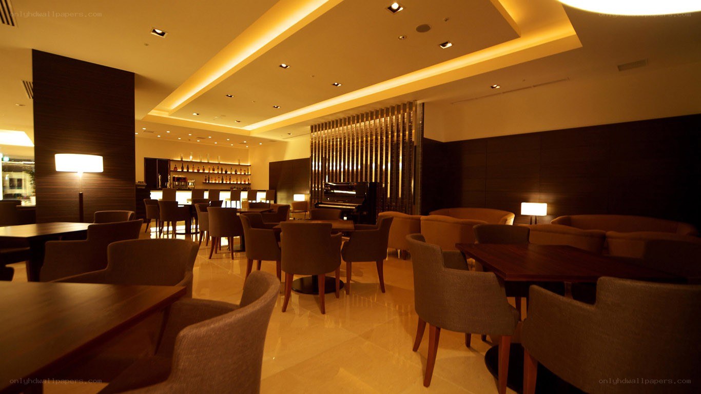 elegant lounge with piano