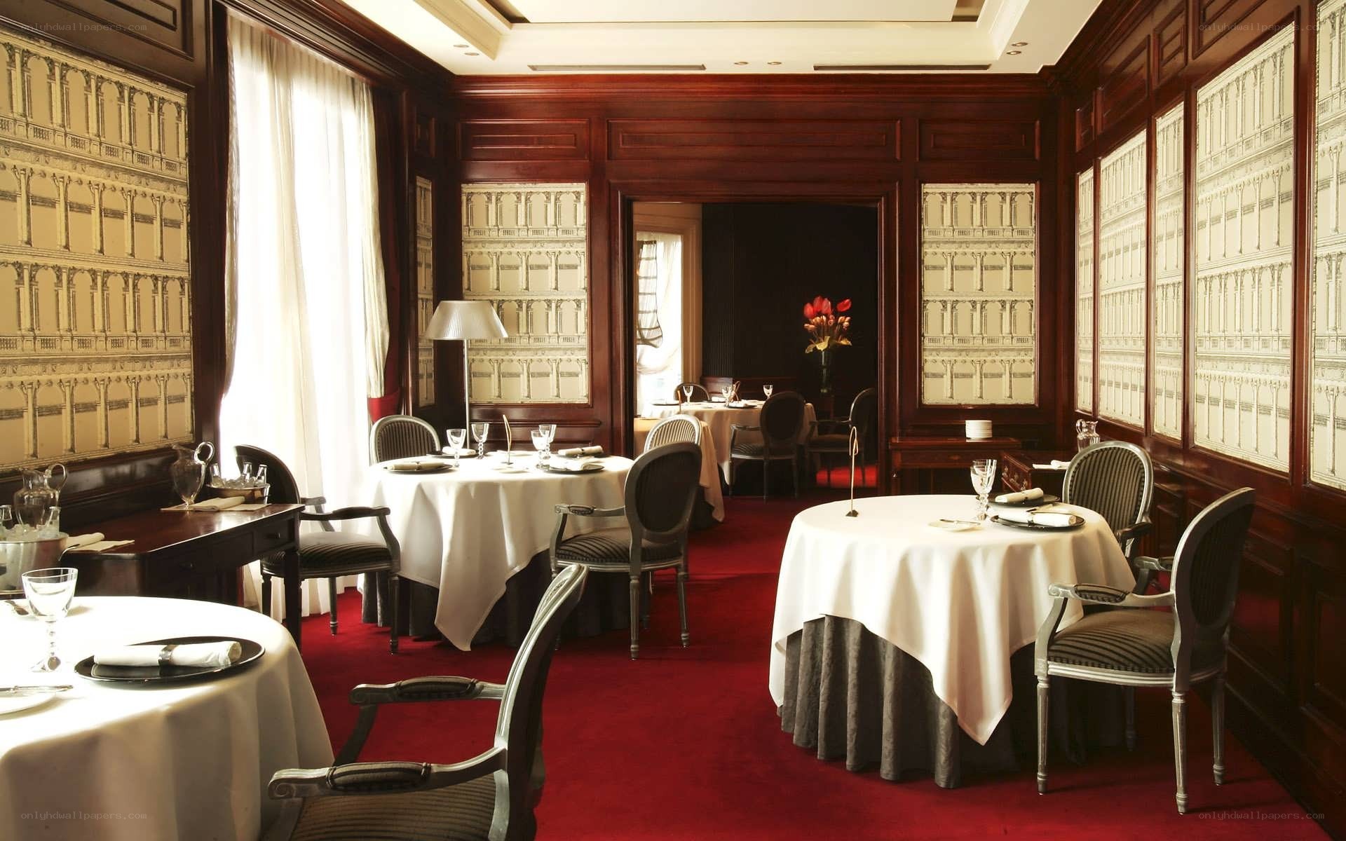 elegant restaurant dining room