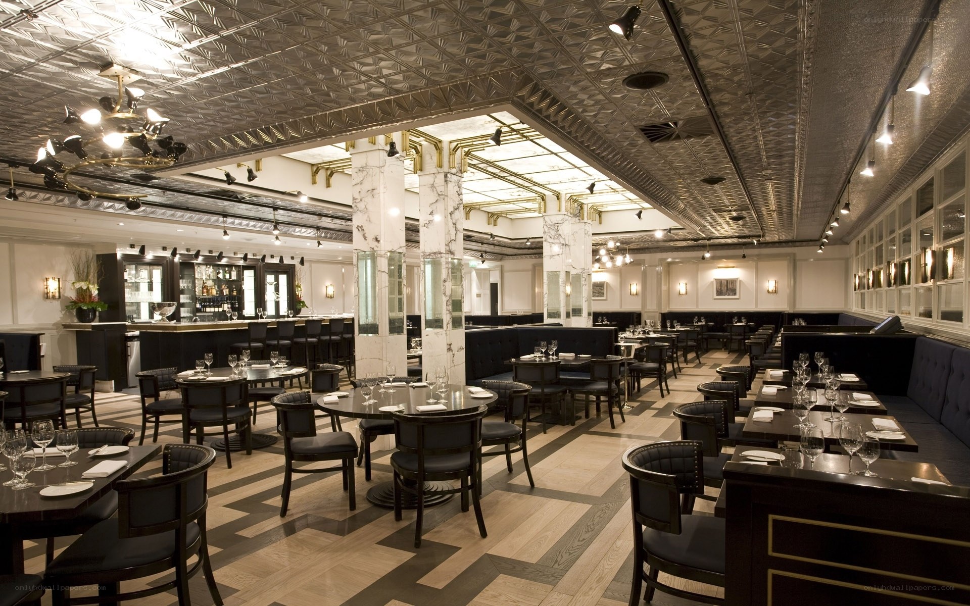 elegant restaurant interior
