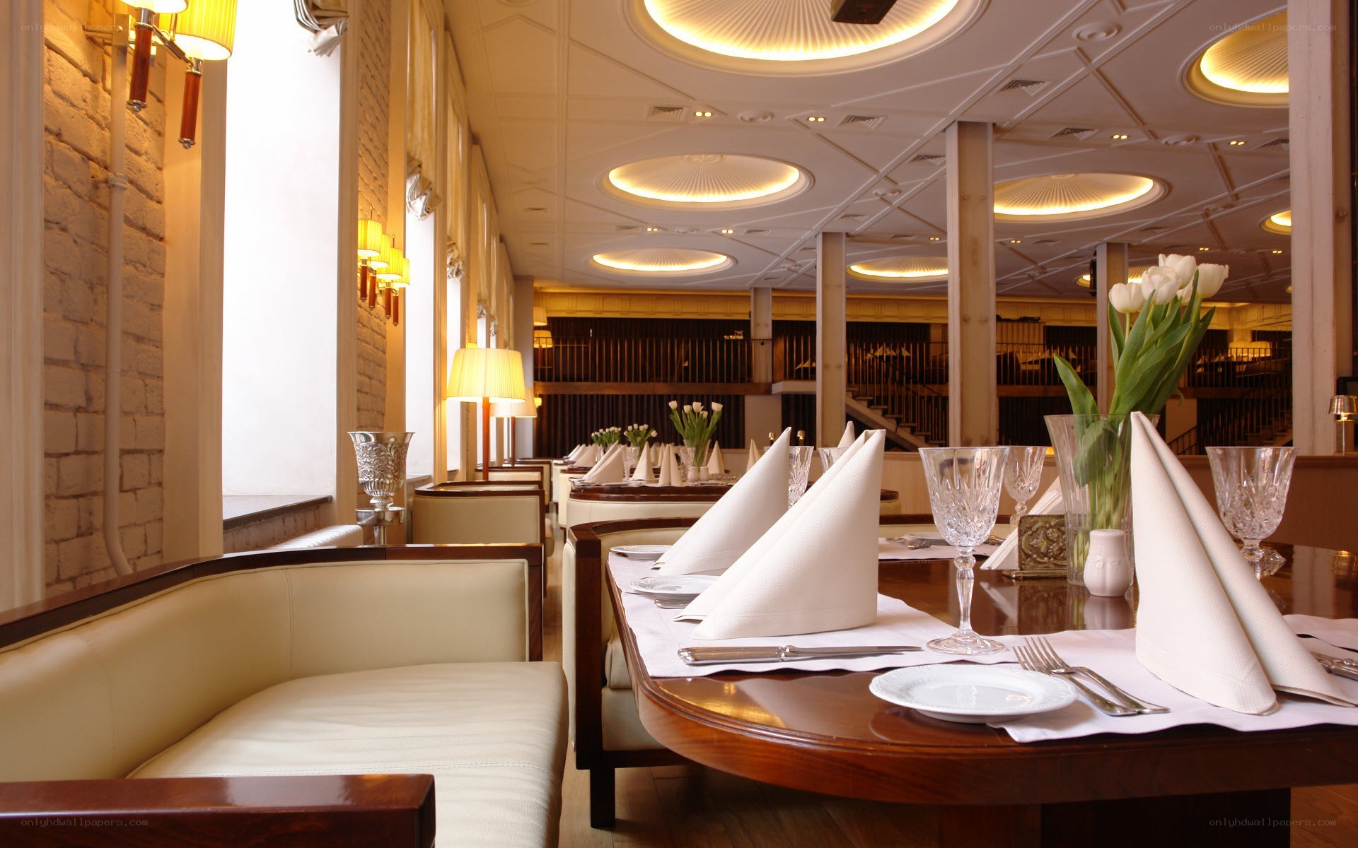 elegant restaurant interior