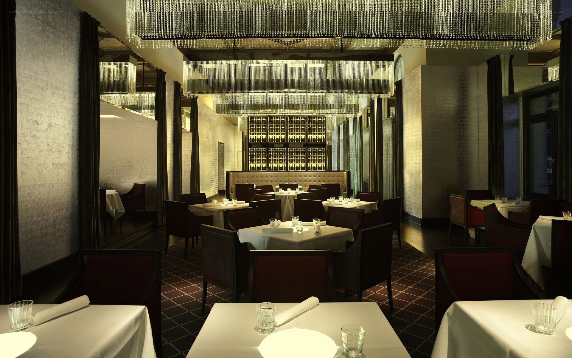 Elegant restaurant interior