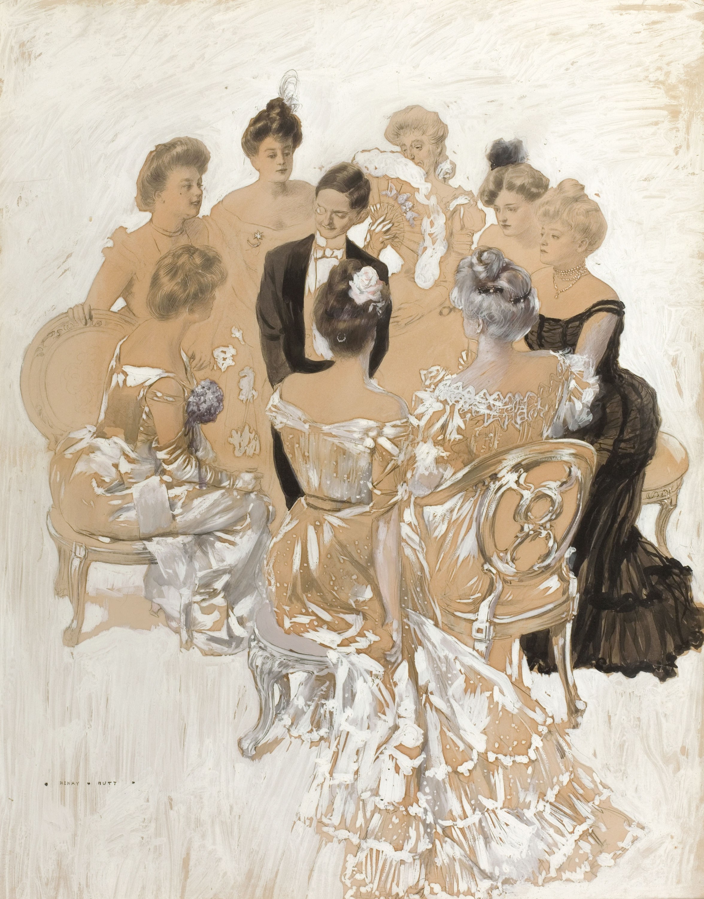 Elegant social gathering