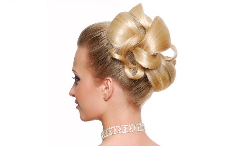 elegant updo hairstyle