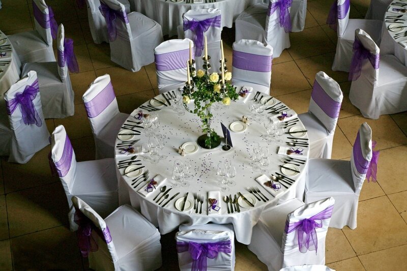 Elegant wedding table setting