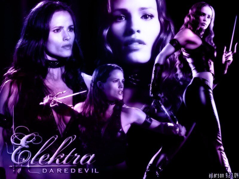 Elektra character collage