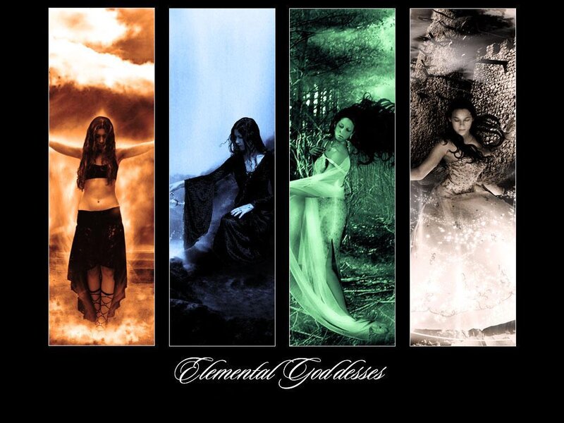 Elemental Goddesses Art