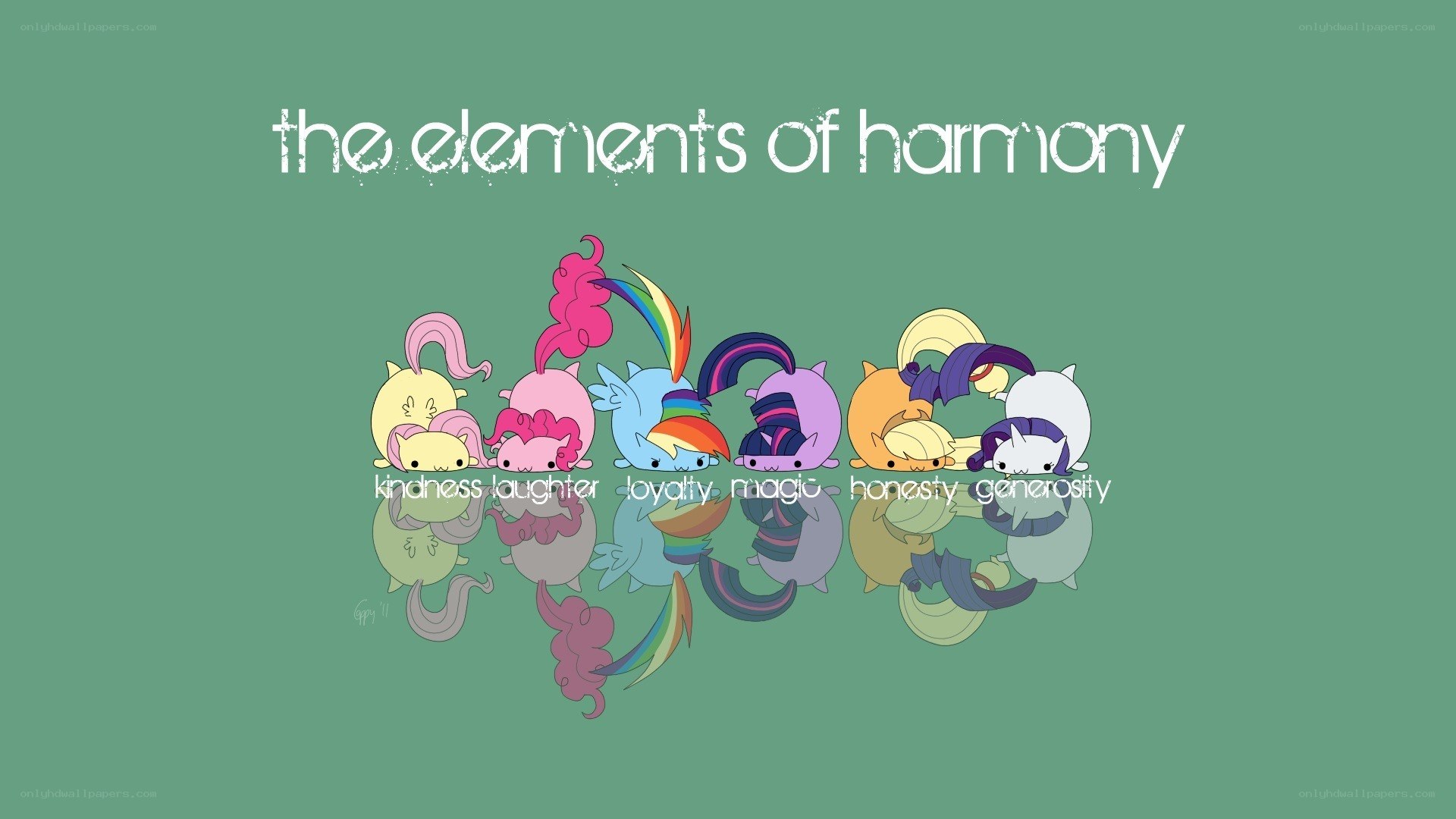 elements of harmony ponies
