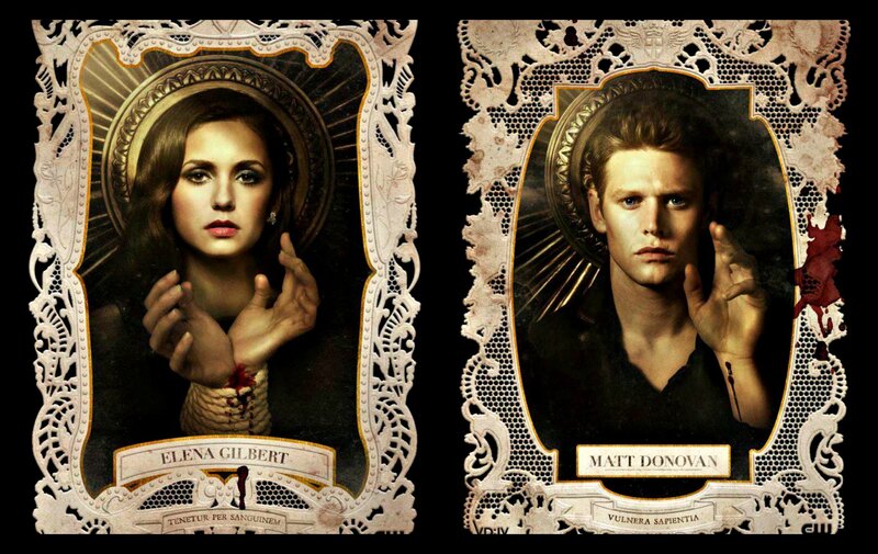 Elena Gilbert and Matt Donovan