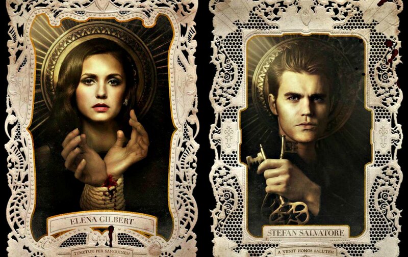 Elena Gilbert and Stefan Salvatore