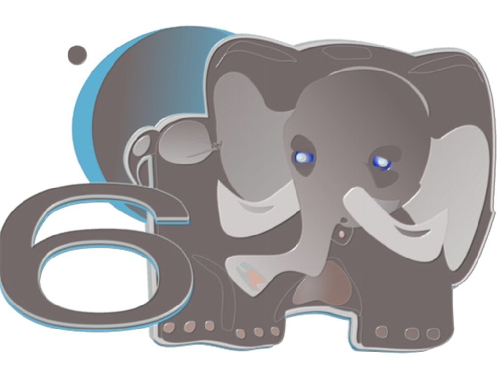 elephant and number six