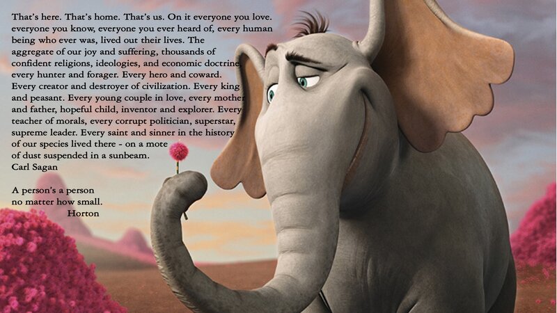 Elephant Holding Flower — Gray