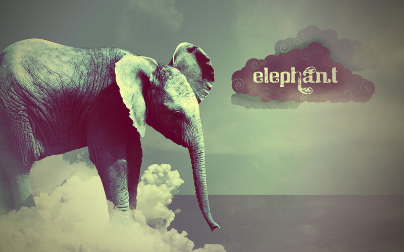 Elephant in Clouds