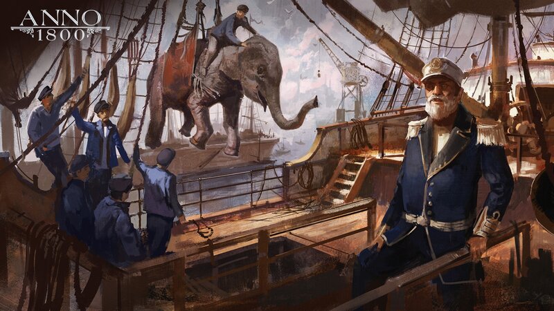 Elephant on Ship Deck