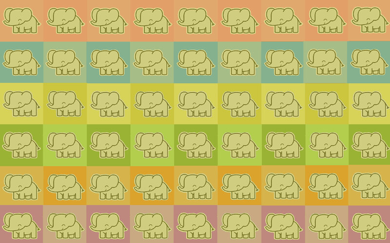 elephant pattern background