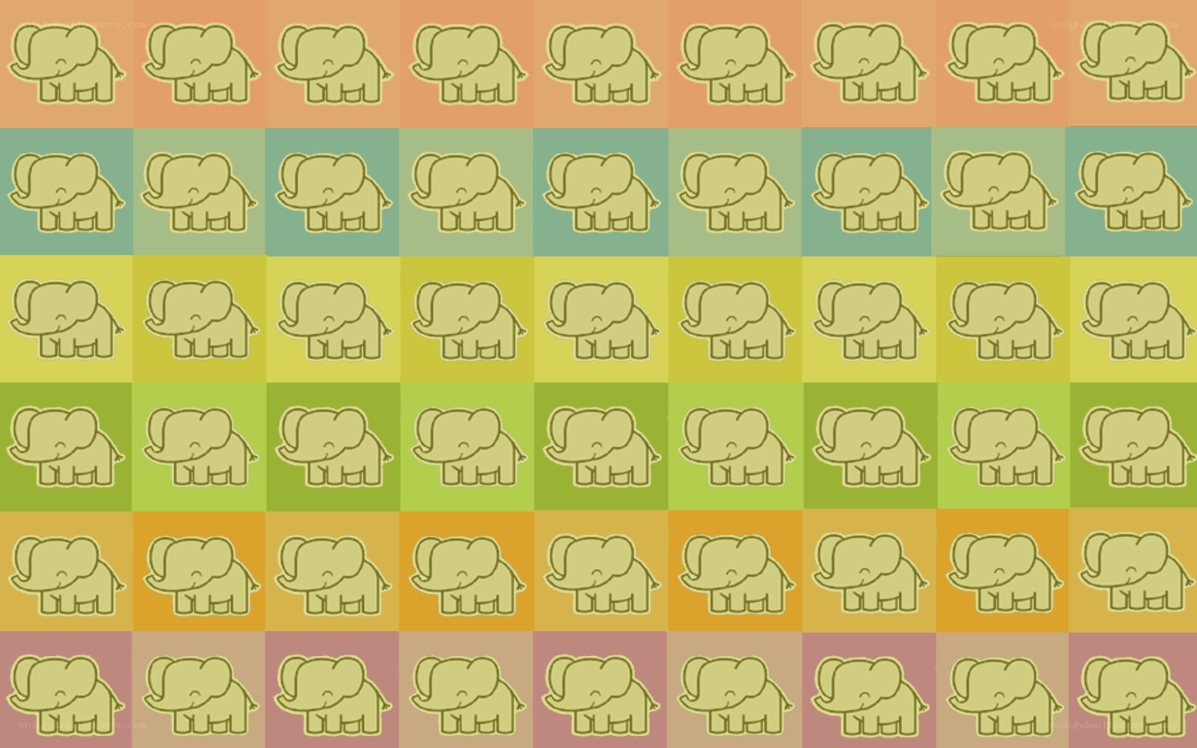 elephant pattern background