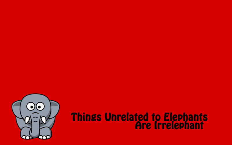 Elephant pun joke
