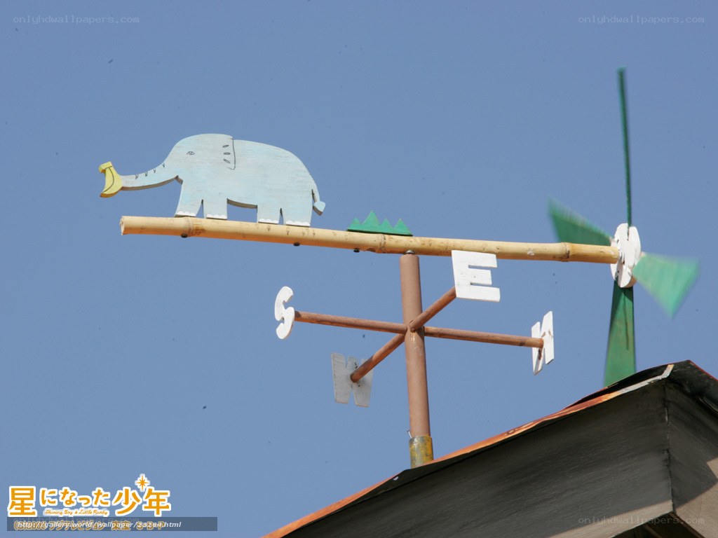 Elephant weather vane