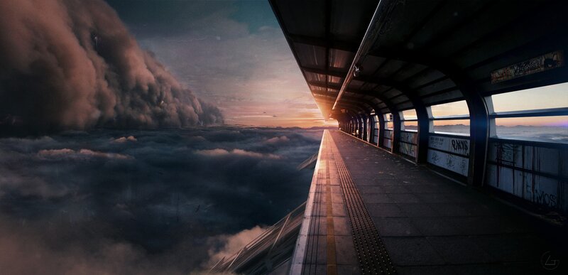 Elevated Train Platform