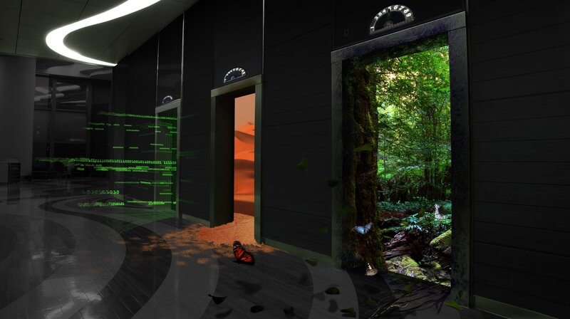 Elevator Doors to Nature