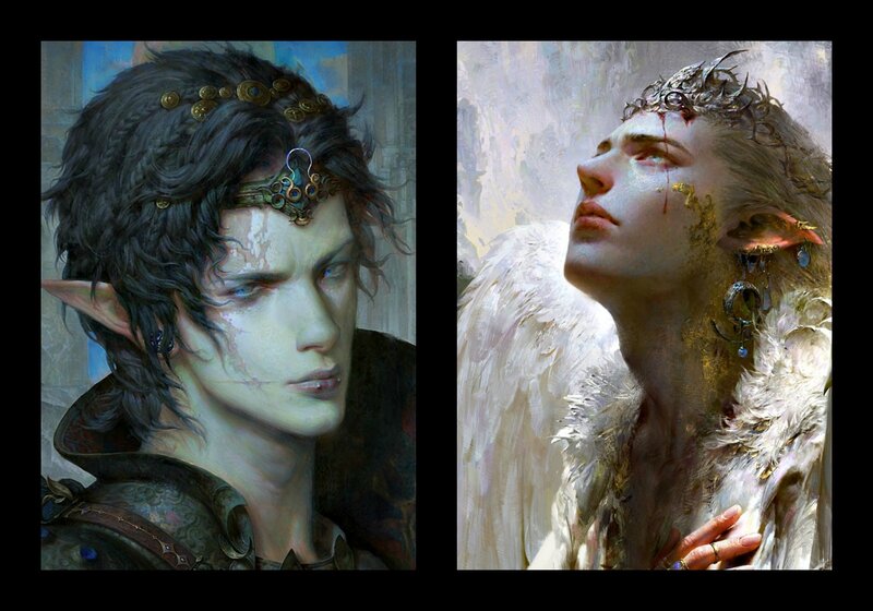 Elf and Angel Figures