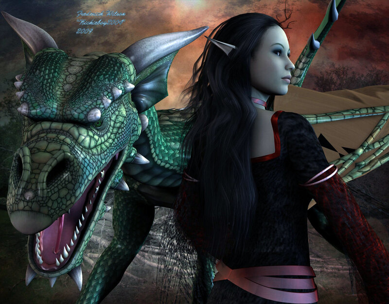 elf and green dragon companion