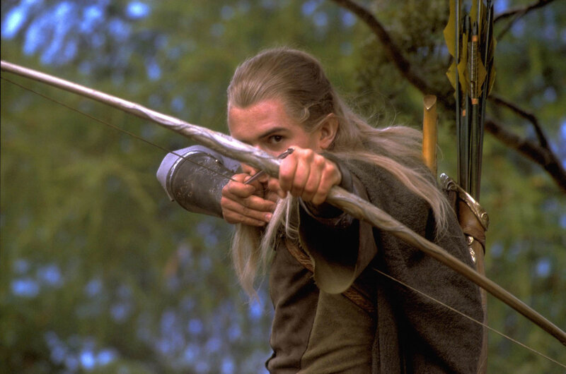 elf archer aiming bow