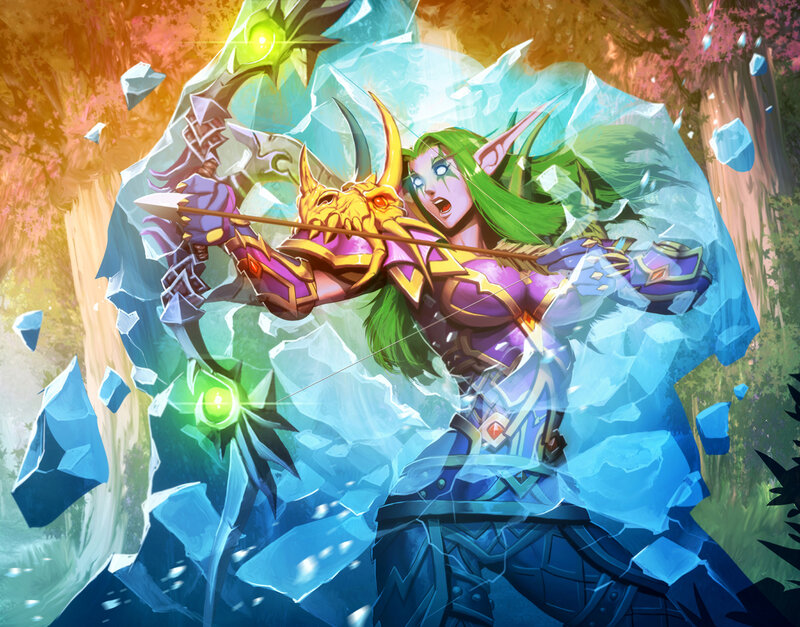 Elf Archer Breaking Ice