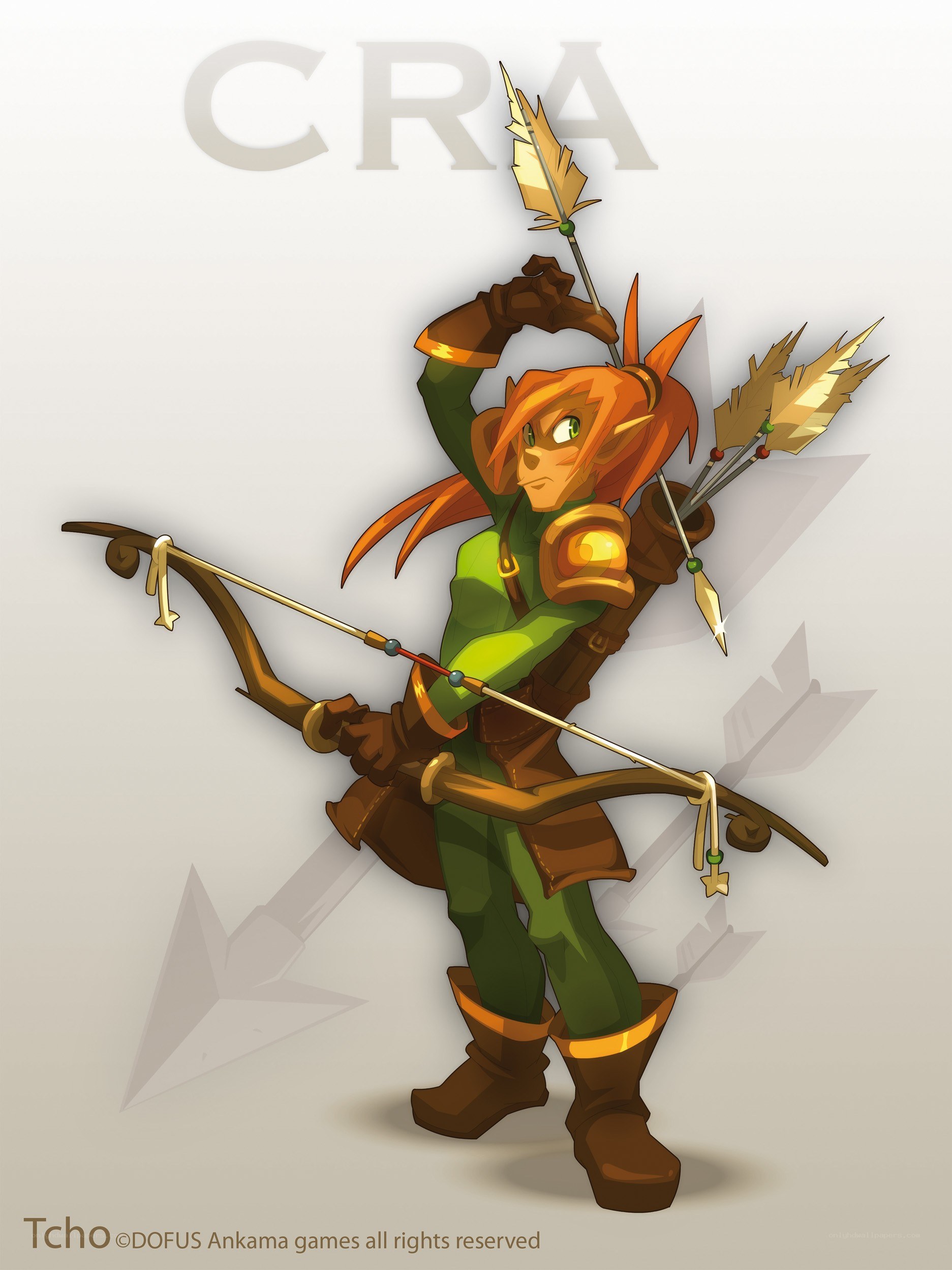 elf archer character art