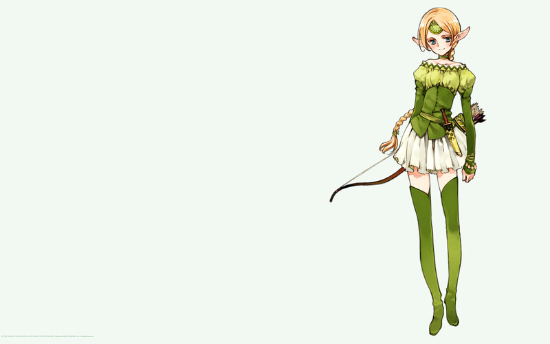 elf archer character art