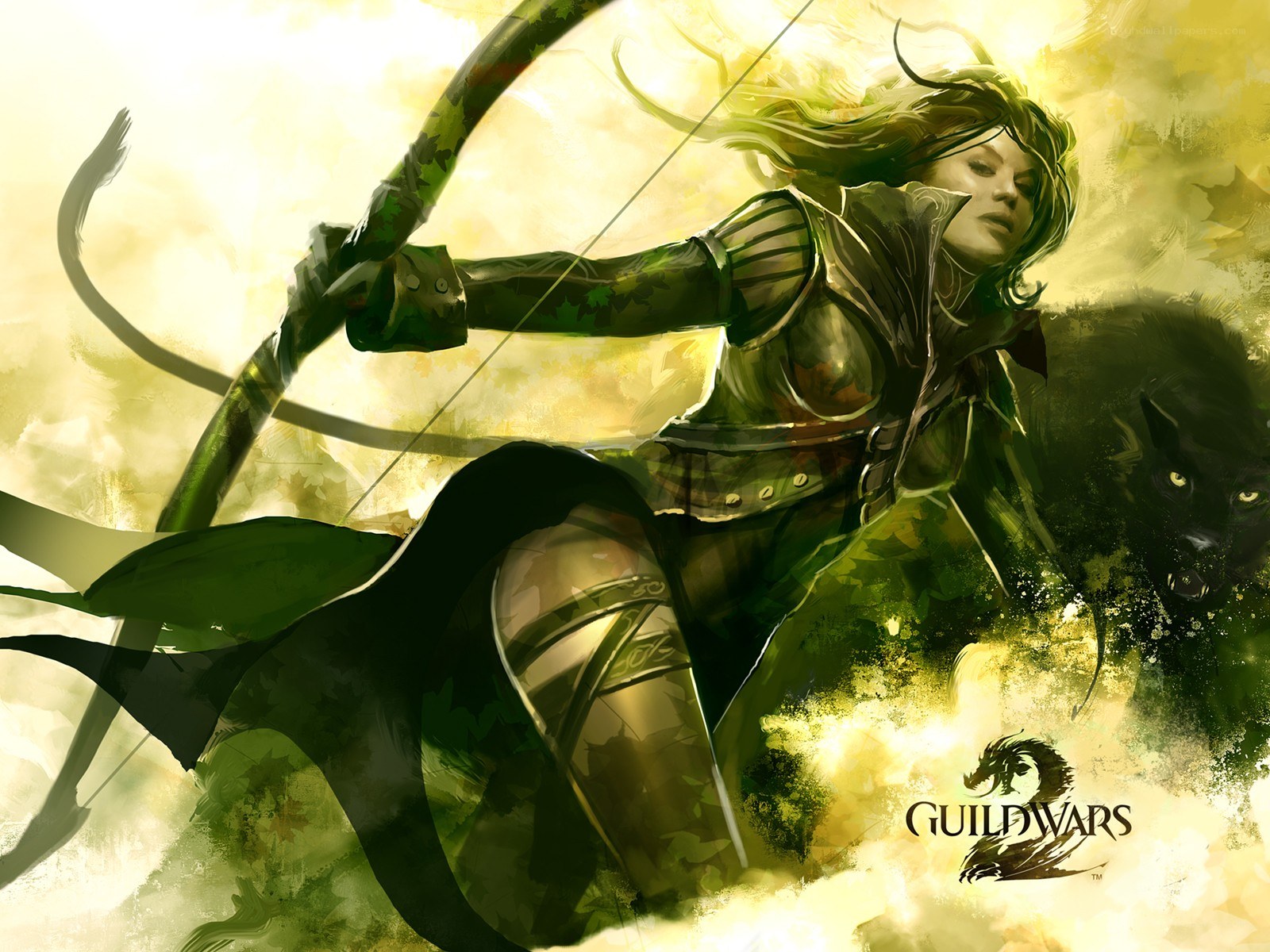 elf archer in golden light