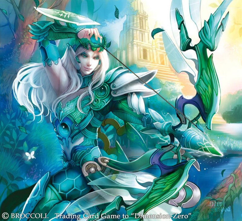 Elf Archer in Green Armor — Dramatic