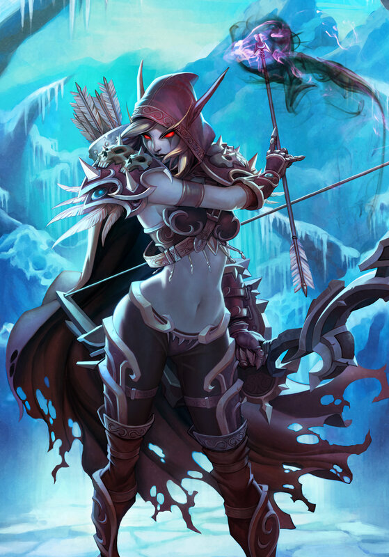 Elf Archer in Ice Cave
